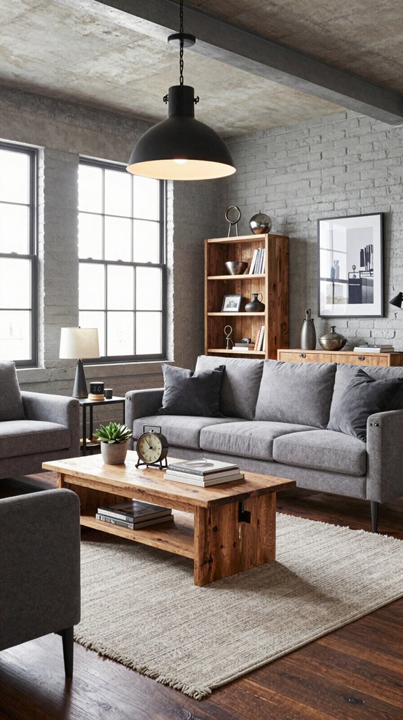 industrial charm with accessories