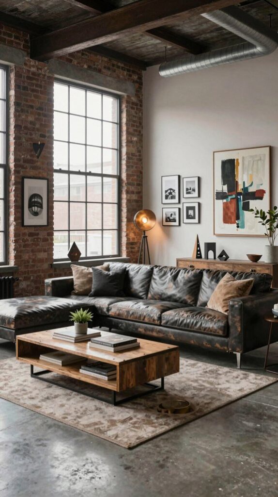 industrial living room inspiration