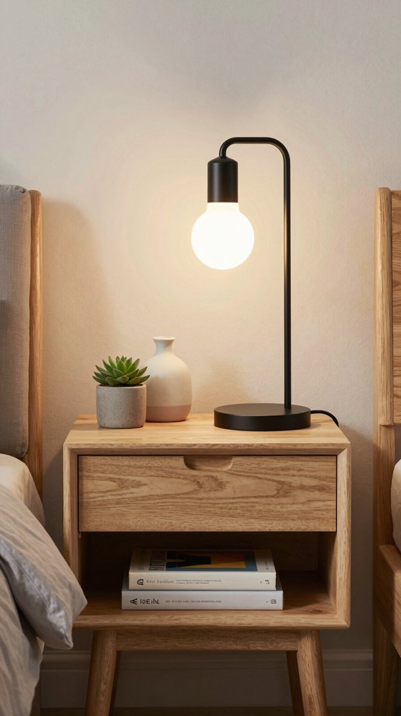 13 Side Table Ideas for the Bedroom That Add Function 7 innovative bedside table lighting