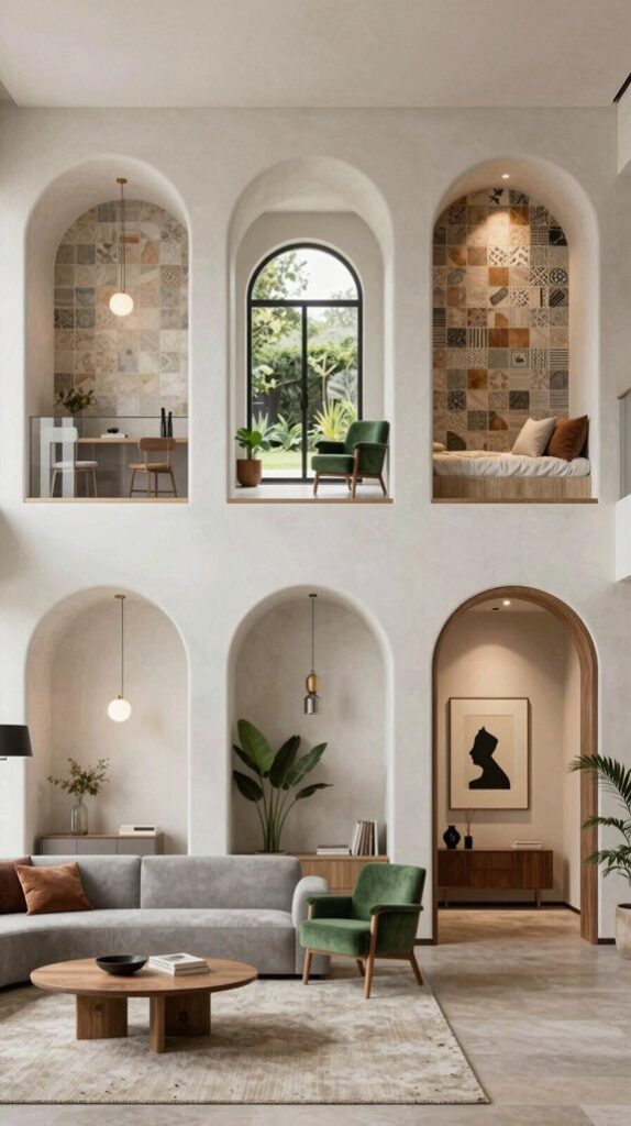 innovative living room arches