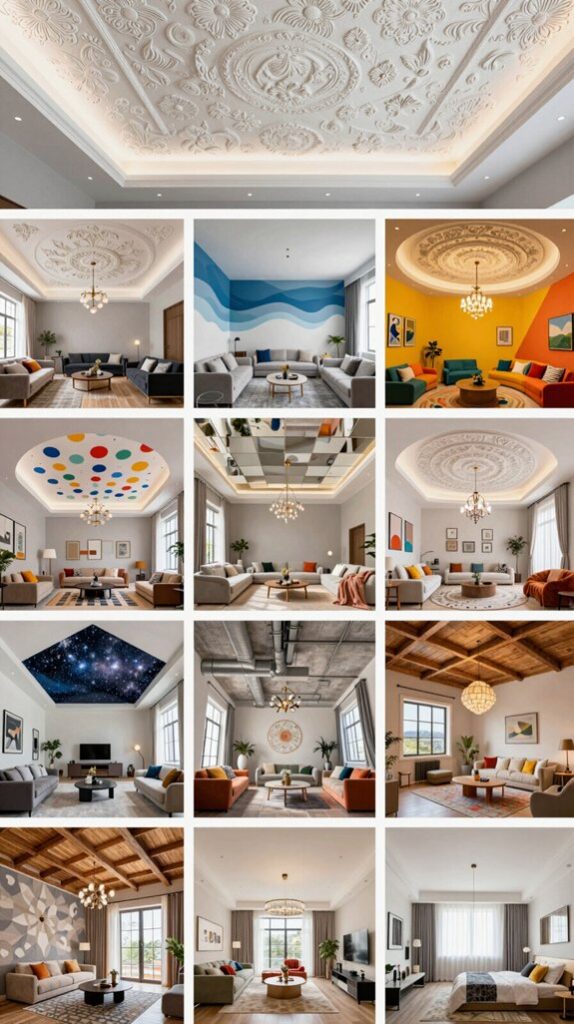 innovative living room ceilings