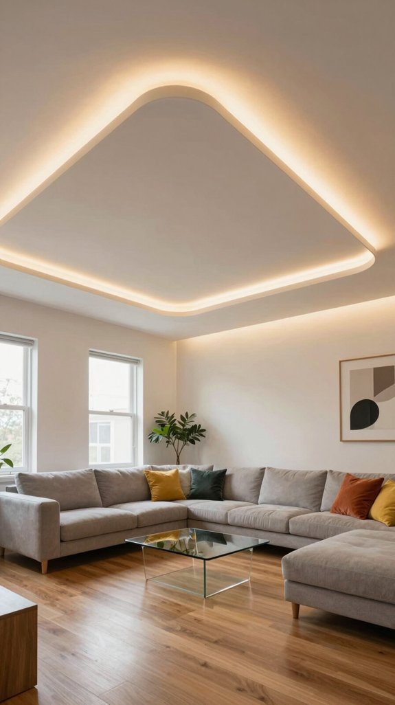 19 Modern POP Ceiling Design Ideas for Living Rooms 8 innovative pop ceiling lighting