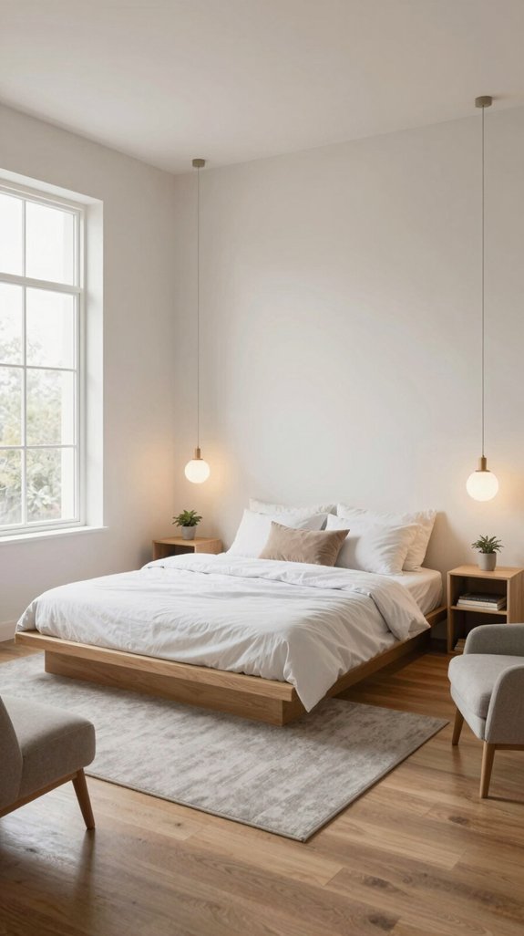 13 Minimal Bedroom Ideas for a Clean Interior 8 intimate bedroom layout design