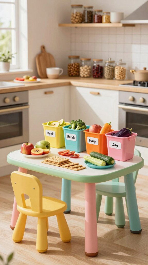 kids healthy snack zone