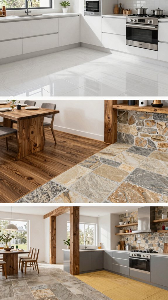 18 Kitchen Flooring Ideas That Combine Style and Durability 3 kitchen flooring options comparison