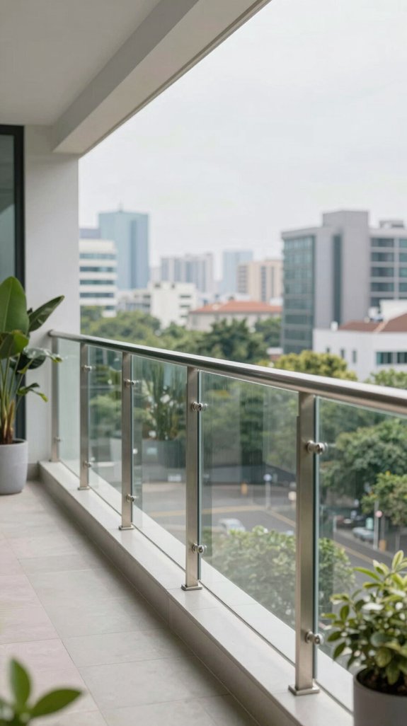 laminated glass balcony safety