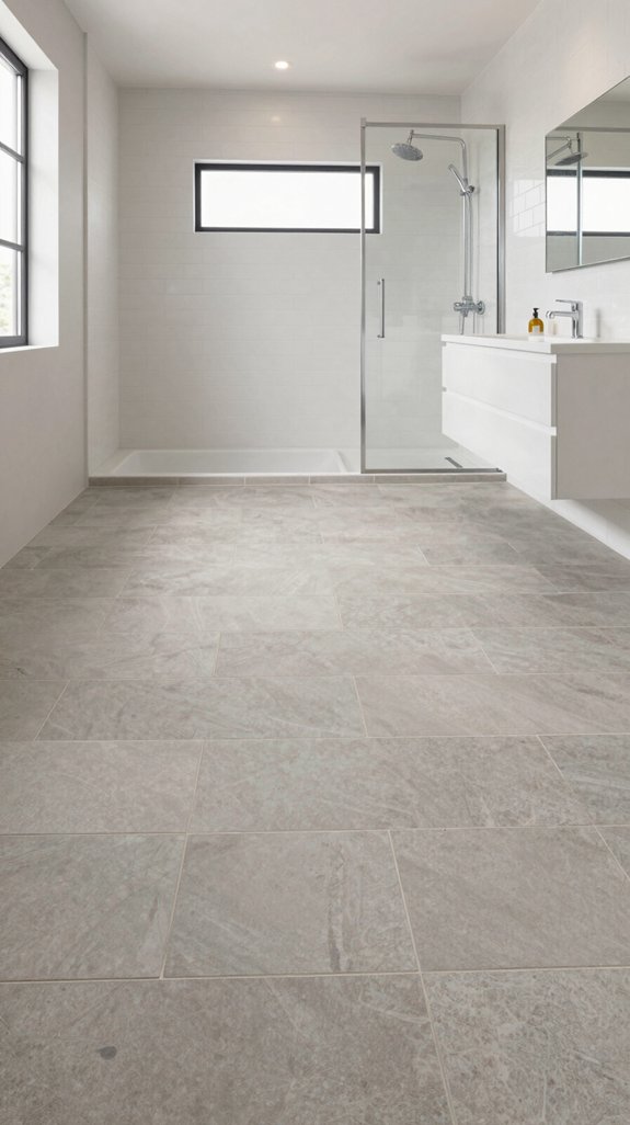 large format flooring benefits