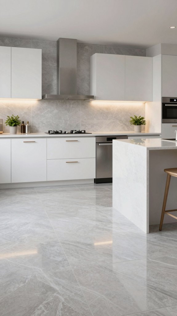 19 Kitchen Tiles Ideas That Transform Floors and Walls 3 large format tiles benefits