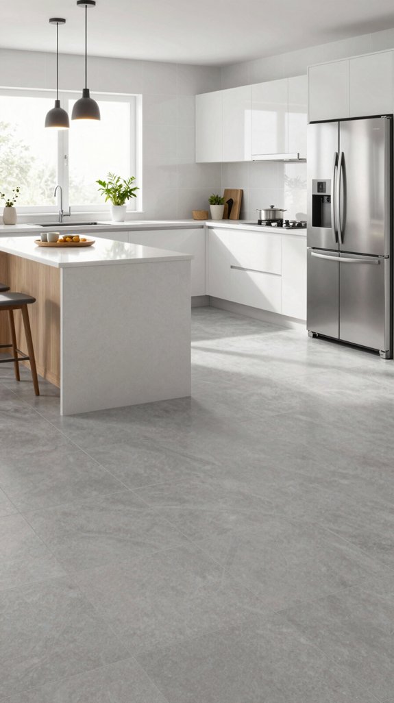 19 Kitchen Tiles Ideas That Transform Floors and Walls 2 large format tiles elevate kitchens
