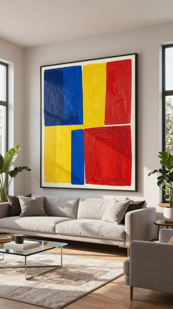 large scale wall art statement