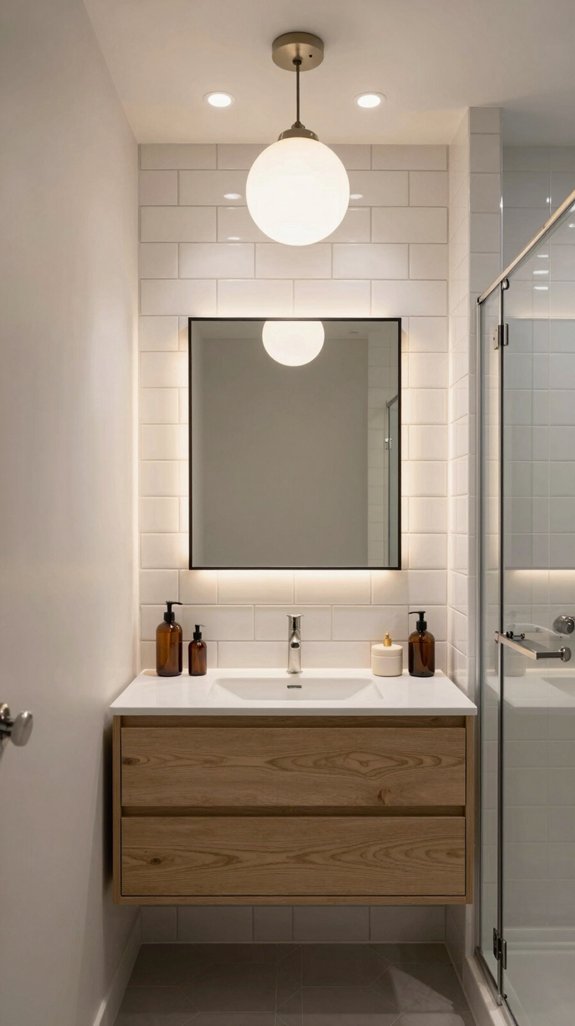 layered bathroom lighting strategy