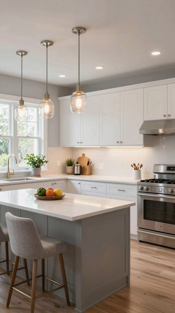 24 Kitchen Renovation Ideas for a Complete Makeover 8 layered lighting enhances atmosphere