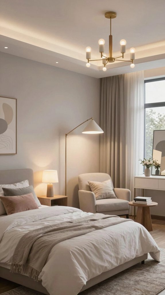 layered lighting for ambiance