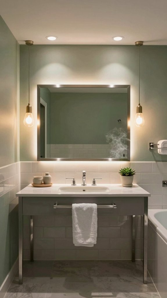 layered lighting for ambiance