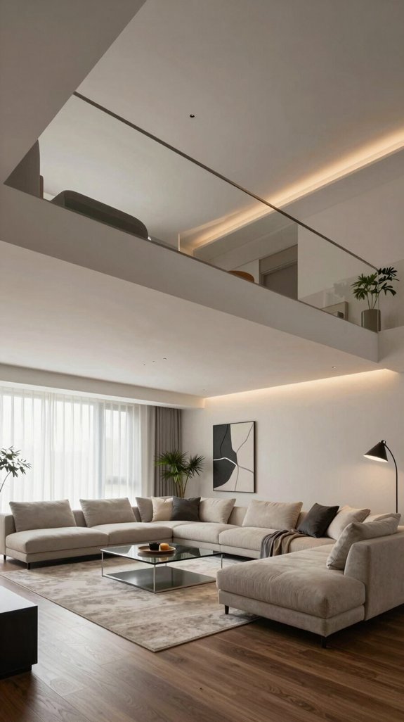19 Modern POP Ceiling Design Ideas for Living Rooms 3 layered multi level ceiling designs
