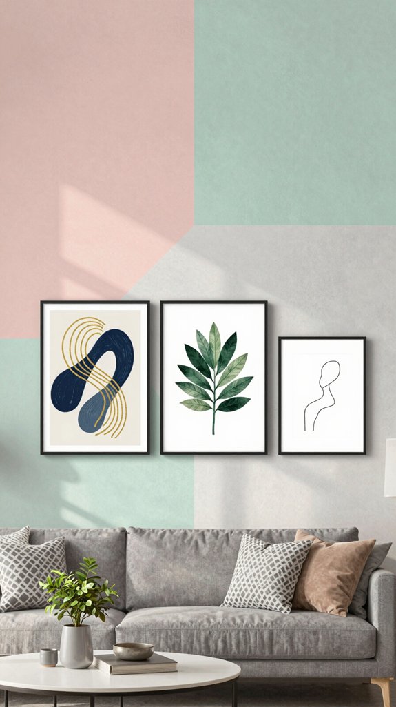 22 Wall Decor Design Ideas for Living Rooms 6 layered patterns enhance decor