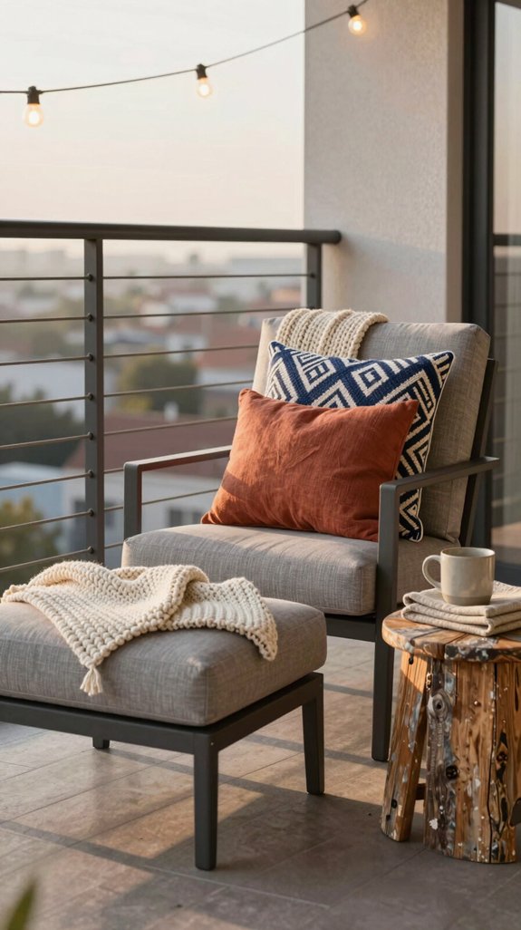 layered textiles for coziness