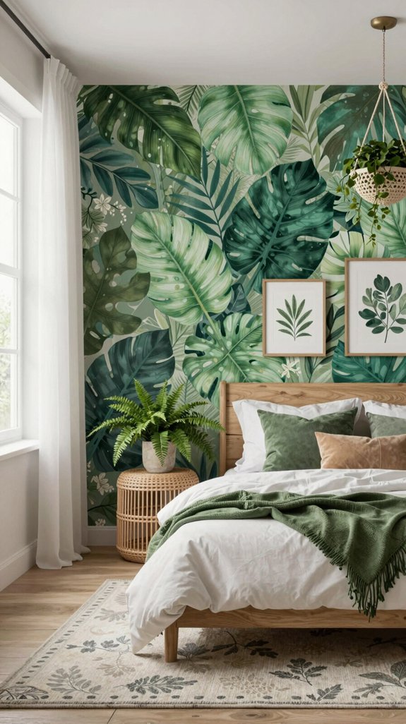leafy wallpaper for tranquility