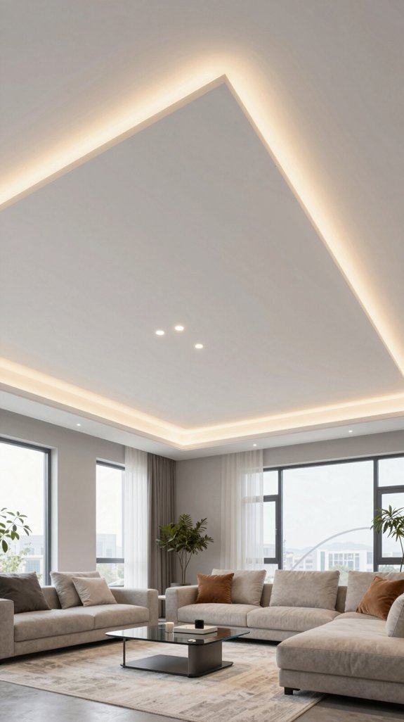 led integrated ceiling ambiance