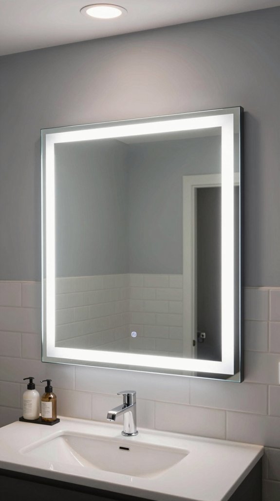 23 Bathroom Mirror and Lighting Ideas for a Brighter Space 5 led strips for mirrors