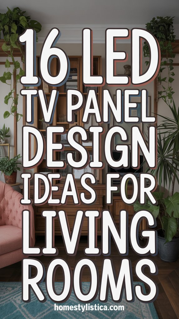 16 LED TV Panel Design Ideas for Living Rooms 1 led tv panel designs