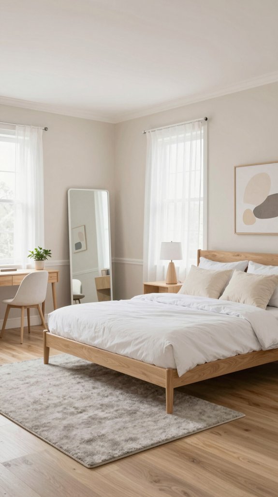 light colors create spaciousness