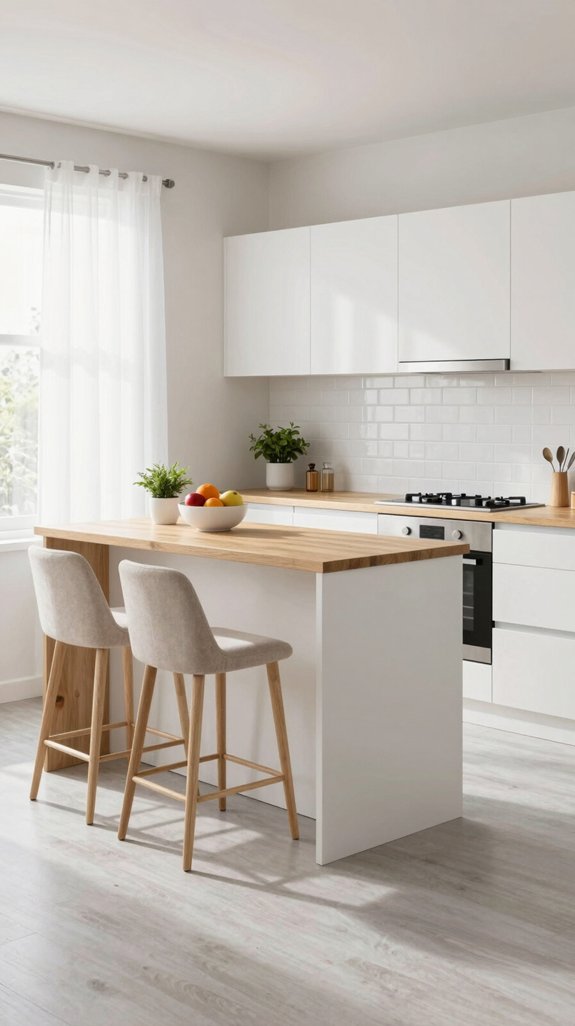 light colors enhance spaciousness
