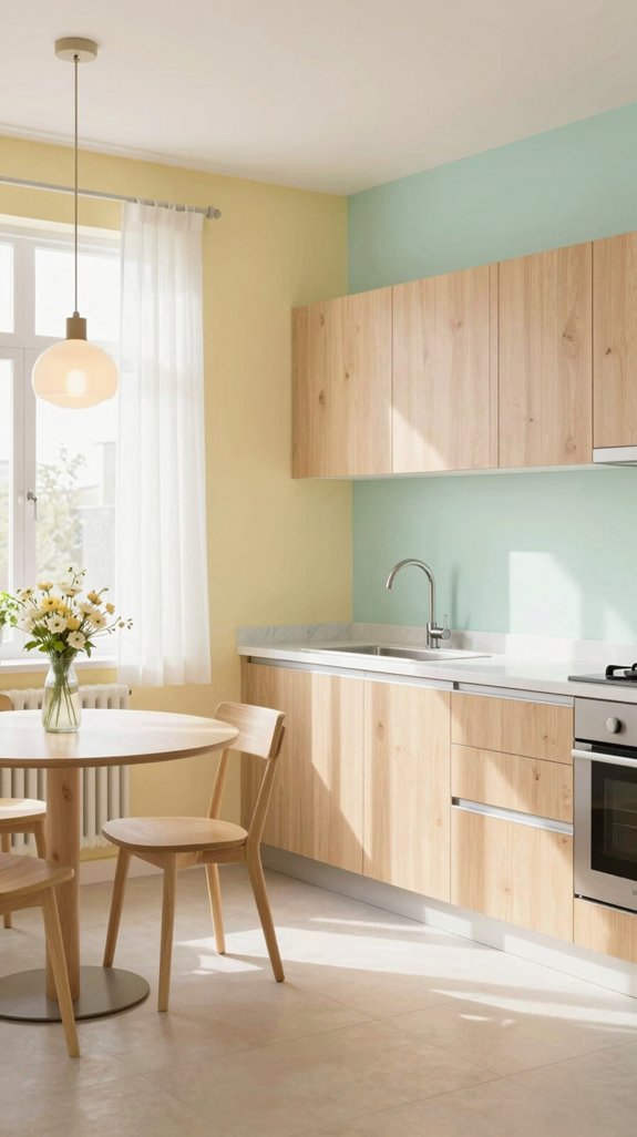 light colors enhance spaciousness