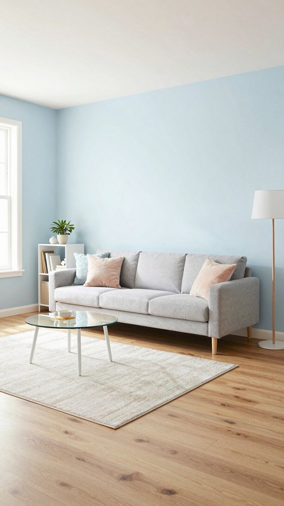 light colors expand space
