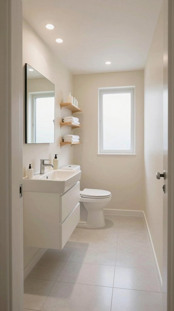light colors reflective tiles