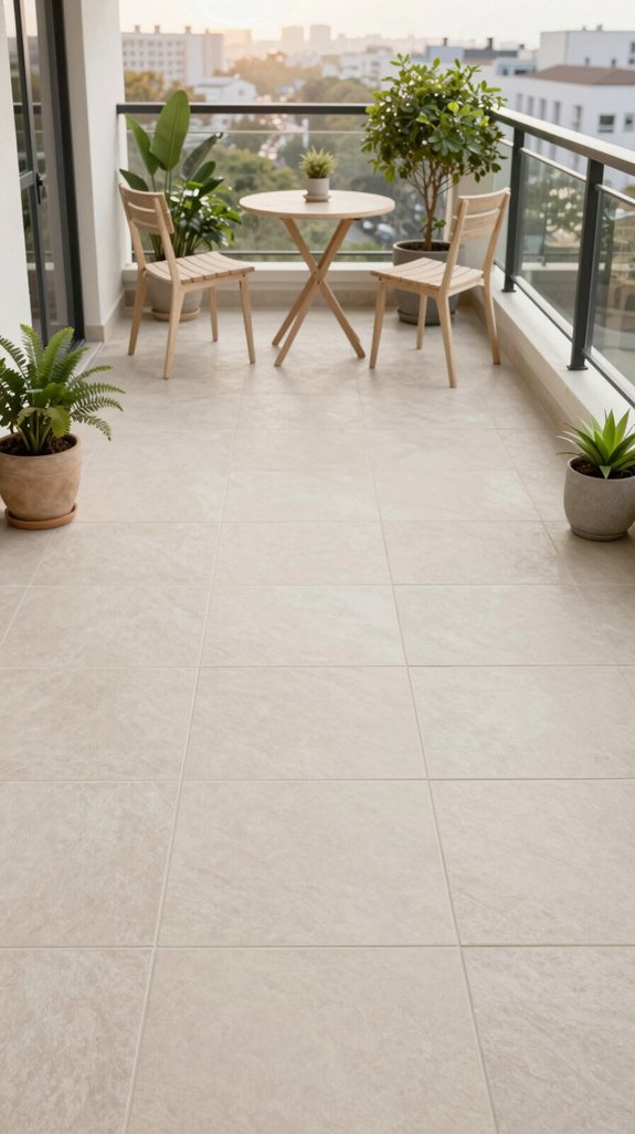 light tiles enhance space