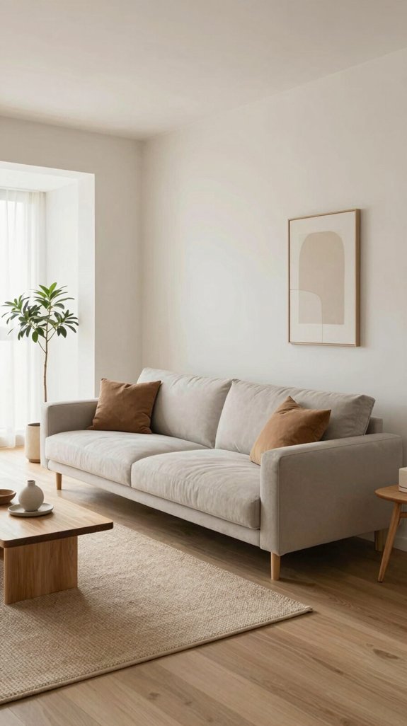low profile sofa elegance
