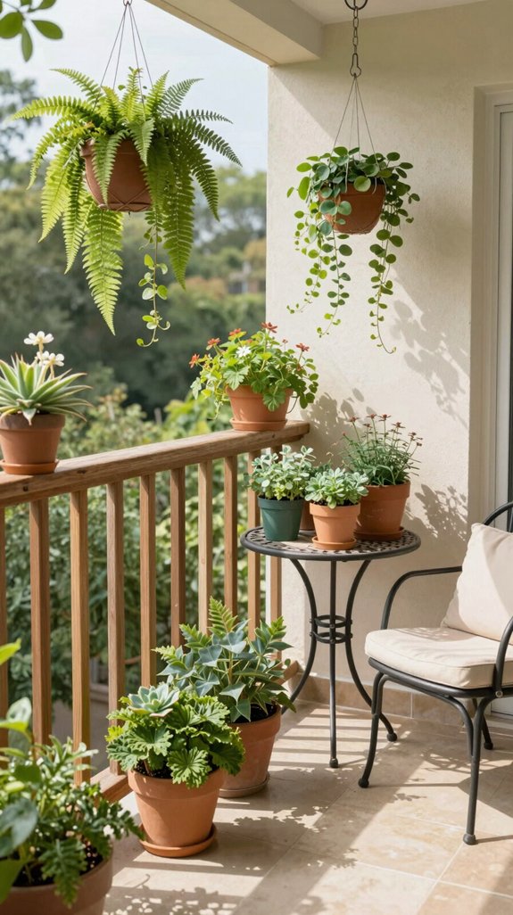 15 Tiny Balcony Ideas That Maximize Small Spaces 4 lush balcony plant transformation