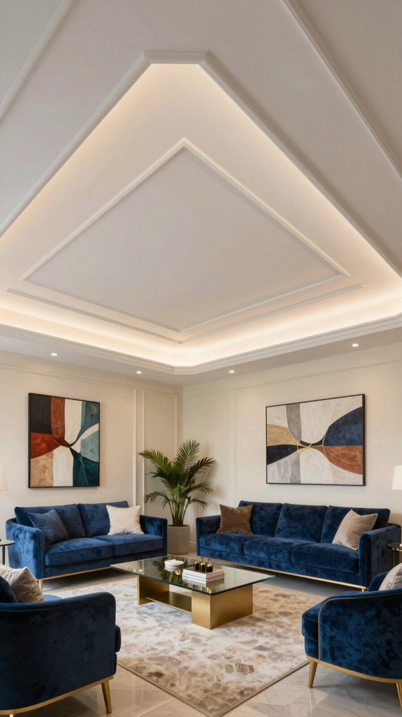 luxurious multi level ceiling designs