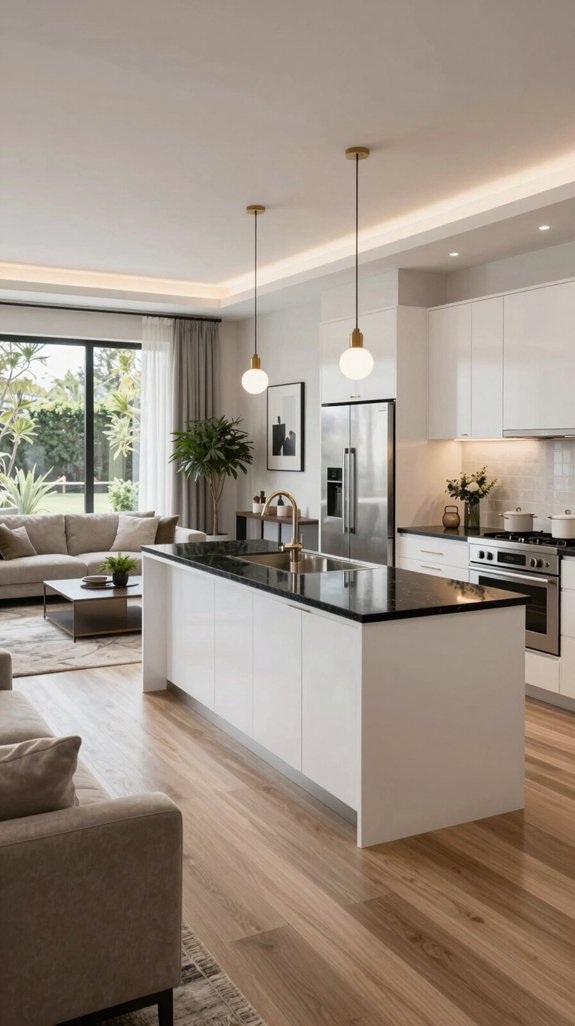 17 Kitchen Ideas Modern Luxury Homes Are Using 15 luxurious seamless living spaces