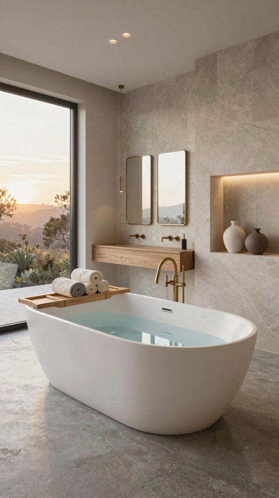 luxury deep soaking tubs
