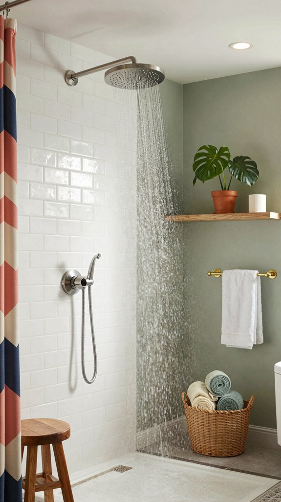 21 Fun Bathroom Ideas That Add Playful Personality 10 luxury rainfall shower upgrade