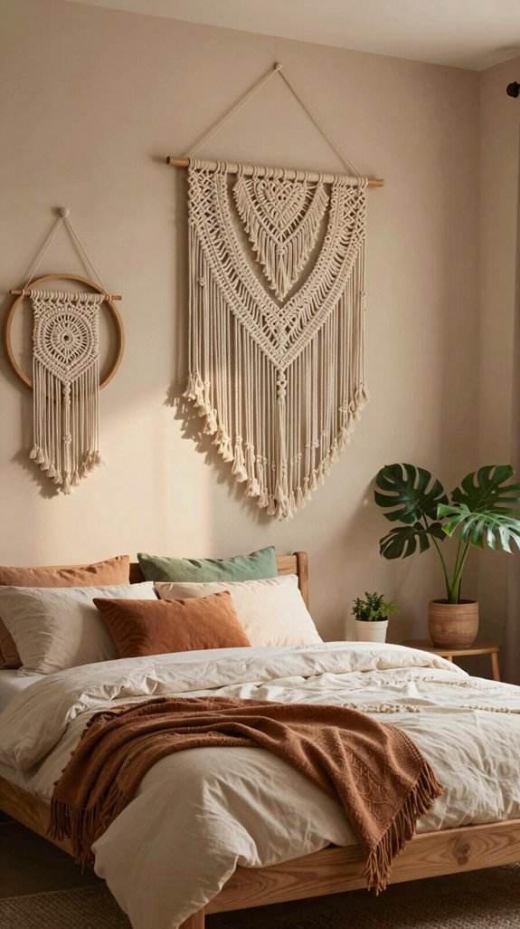 macram enhances bohemian ambiance