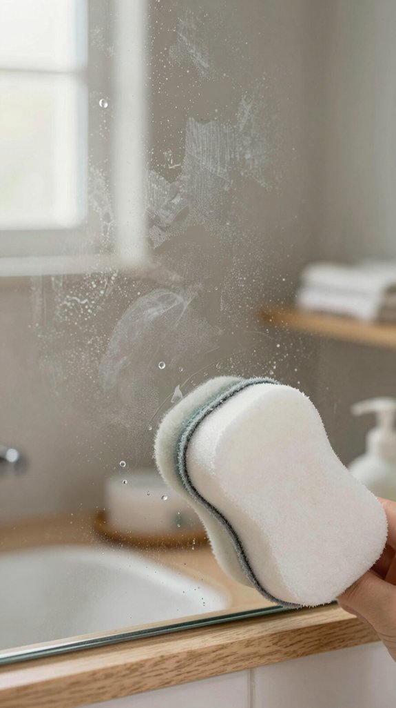 Mirror Cleaning Tips for a Spotless Bedroom 9 magic erasers for hazy mirrors