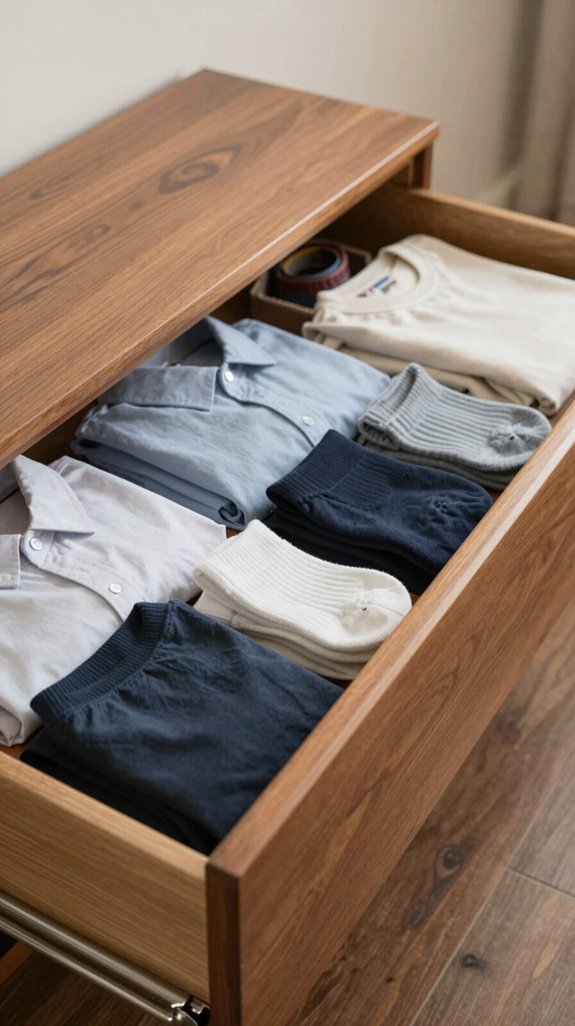 maintain clean drawer organization