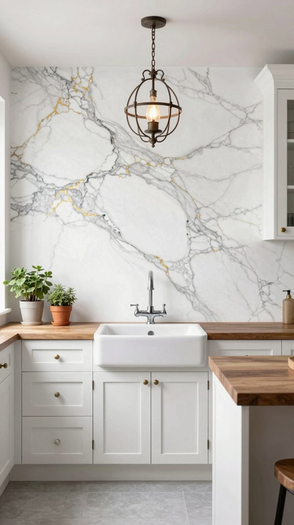 marble wallpaper with elegance