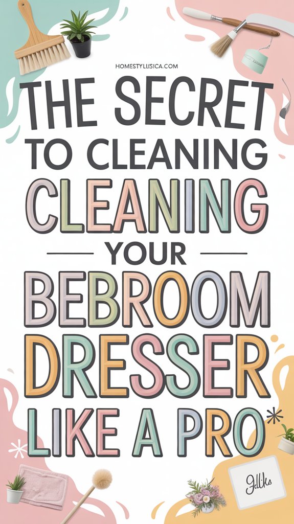 master bedroom dresser cleaning