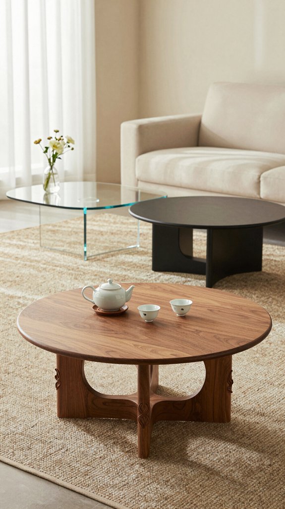 13 Tea Table Design Ideas for Living Rooms 10 material choices enhance ambiance