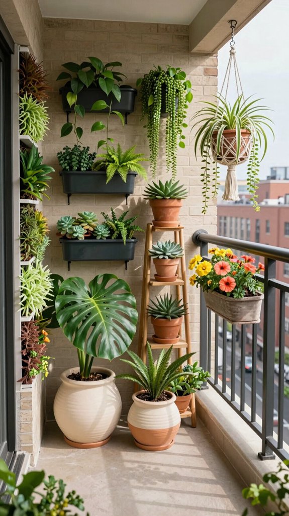 10 Mini Balcony Ideas for Small but Stylish Spaces 4 maximize balcony gardening space