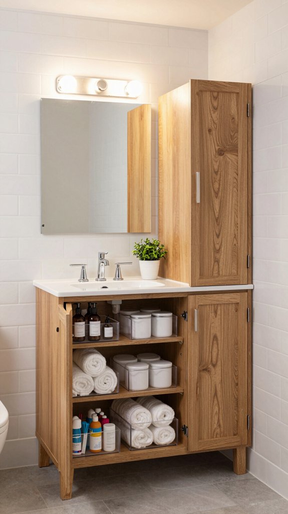 maximize cabinet interior storage