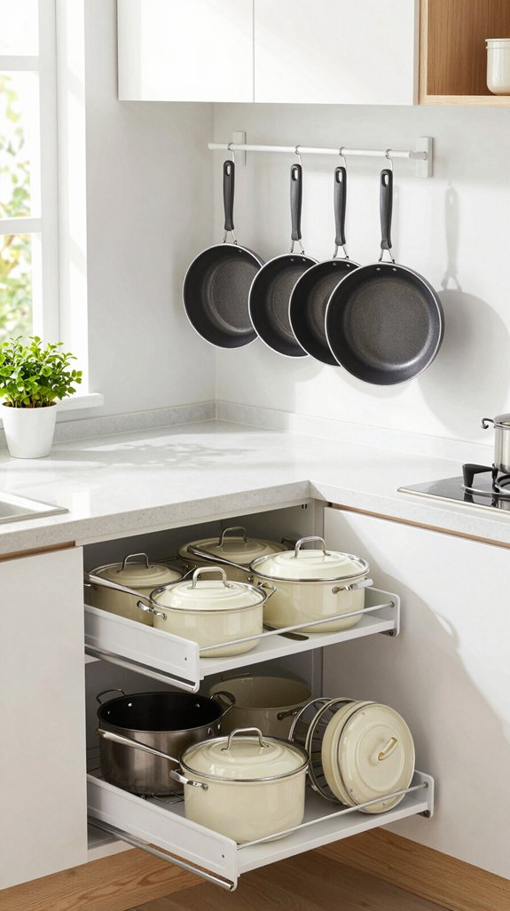 maximize cookware accessibility effortlessly