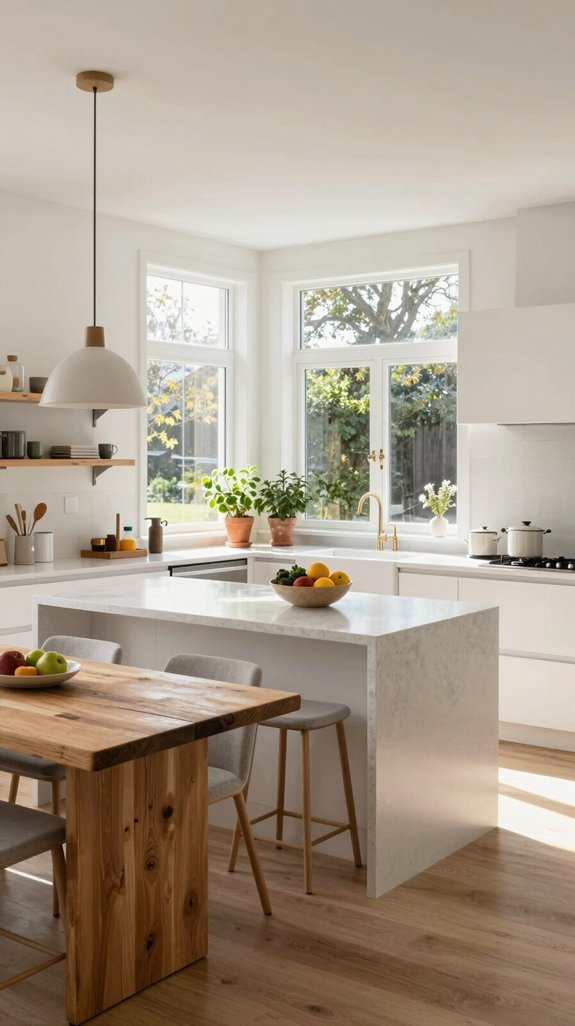 maximize kitchen natural light