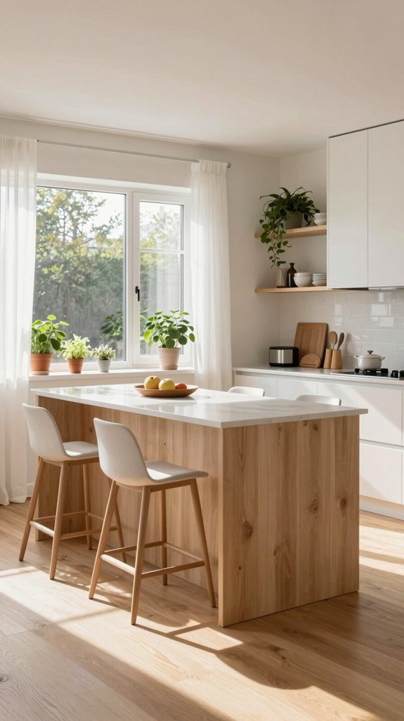 maximize kitchen natural light