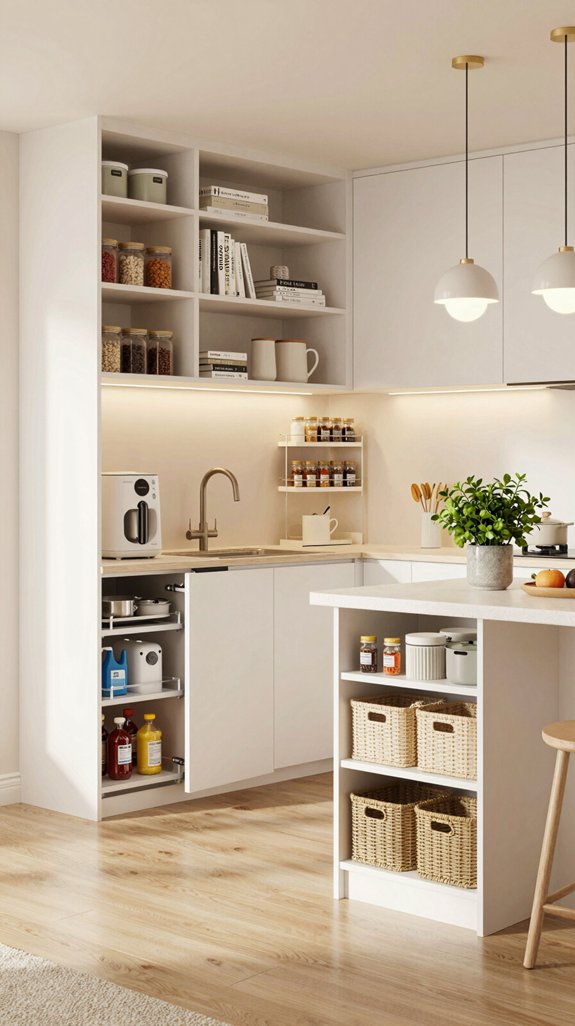 maximize kitchen storage space