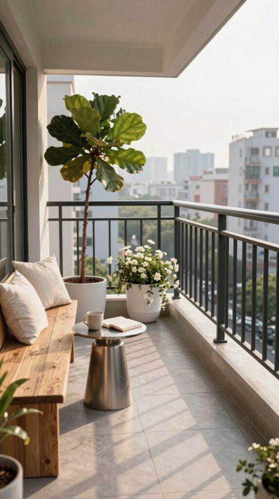 maximize small balcony space